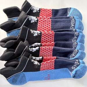 Bombas Ankle Socks (5 Pairs) Size: L